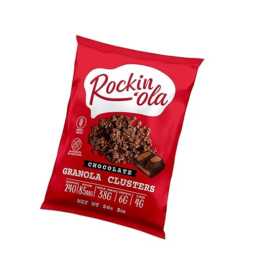 Miniatura 12 de Rockin'Ola - Racimos de granola, aperitivo de desayuno rápido, sin alérgenos, sin sabores, colores ni conservantes artificiales