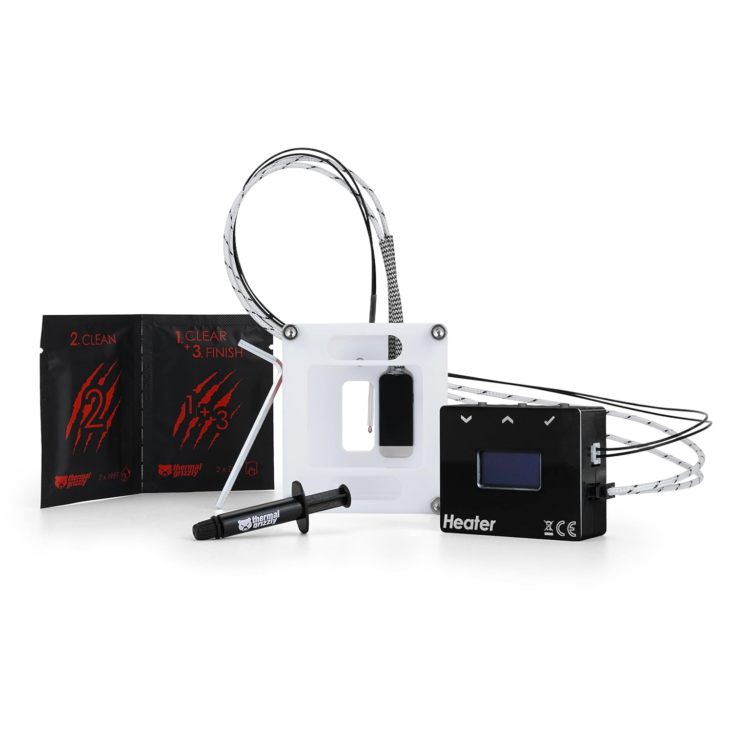 Thermal Grizzly Delid-Die-Mate Heater V1 – Precision CPU Heat Spreader Removal Tool for Intel LGA 1851 Processors - Made in Germany