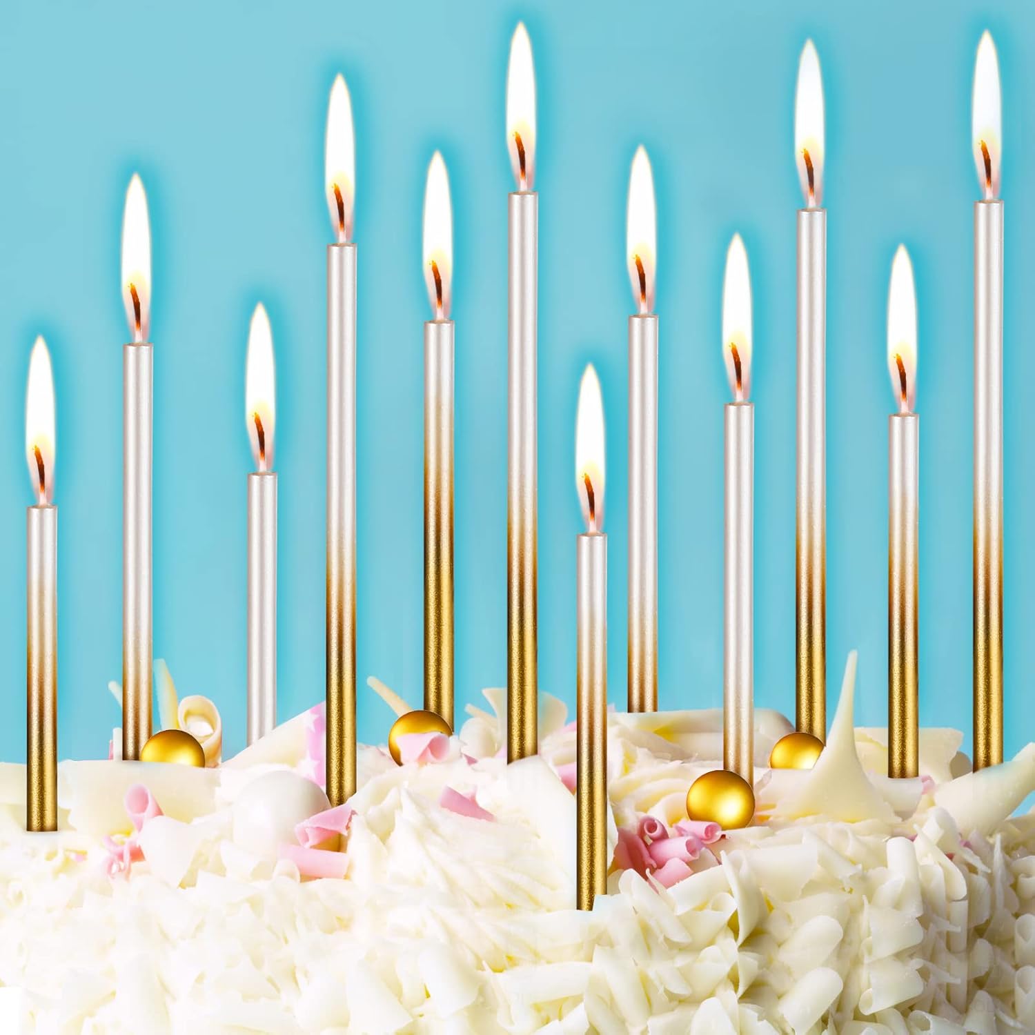 24 Pieces Birthday Candles for Cake Birthday Cake Candle 6