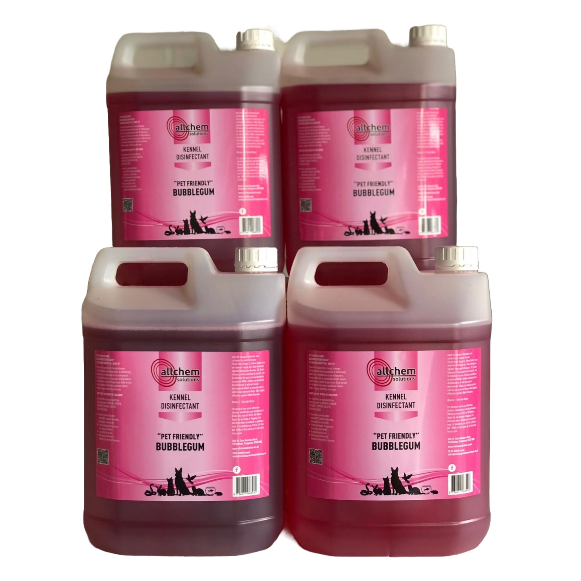 4 x5 Litres Bubble Gum Fragrance Pet / Kennel Disinfectant & Deodoriser