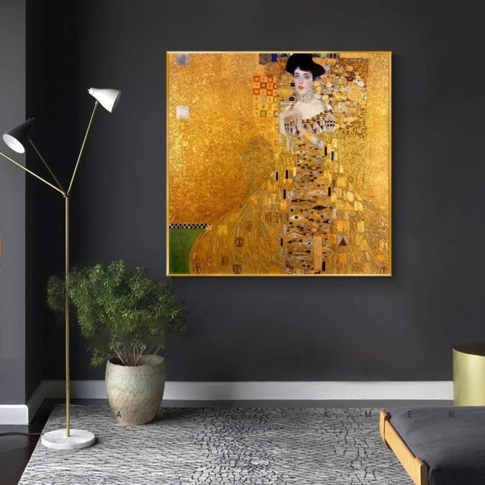 Amazon.co.jp: グスタフ・クリムト女性の肖像画有名な油絵の複製