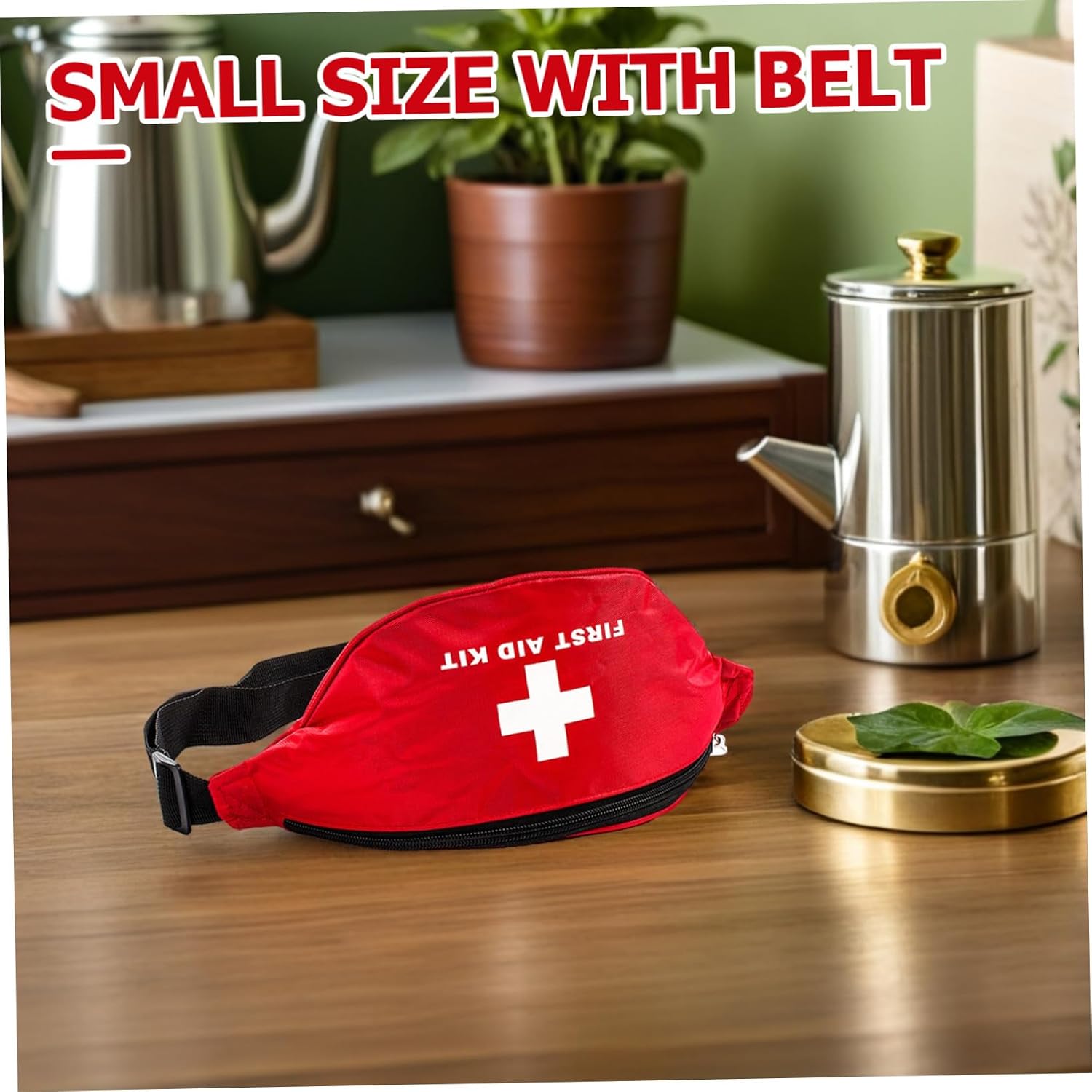 Ipetboom First Aid Waist Pack Durable Emergency Bag for Outdoor Activities for Boating Hiking and Camping Compact Design for Personal Essentials and First Aid Supplies