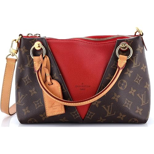 Louis Vuitton, Pre-Loved V Tote Monogram Canvas and Leather BB, Red