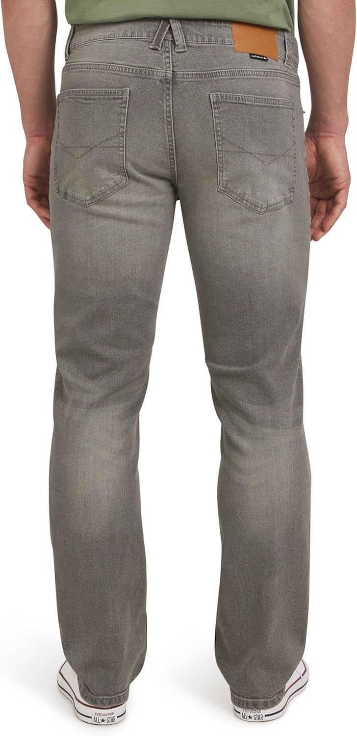 Quiksilver Men's 5 Pocket Straight Fit Stretch Waist Denim Jeans