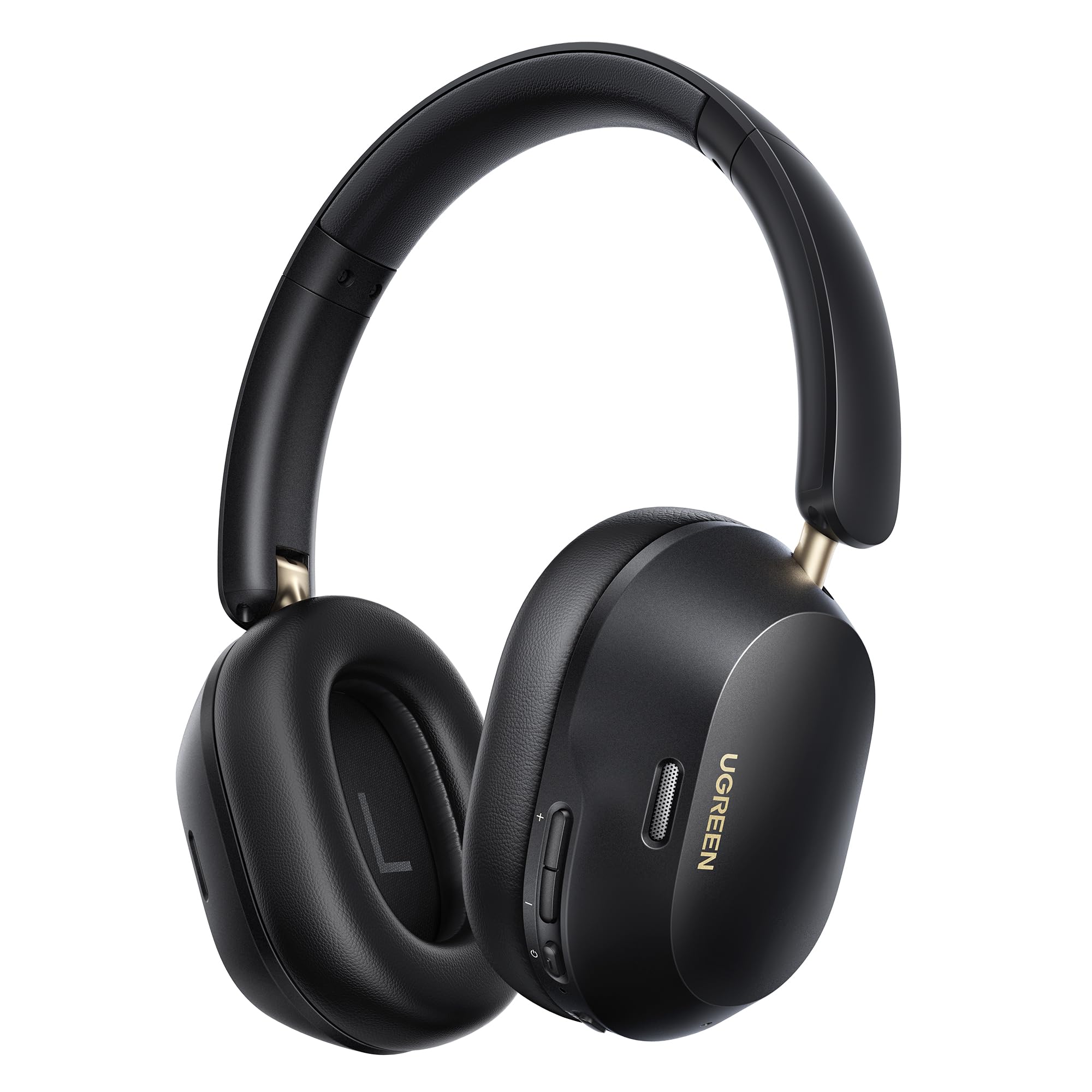 UGREEN HiTune Max5c Auriculares Bluetooth Over-Ear ANC Adaptativa 43dB LDAC | Hi-Res LDAC Cascos Cancelación de Ruido Adaptativa 75 Horas Bluetooth 5.4 Sonido Espacial EQ en la App Conexión Dual Negro