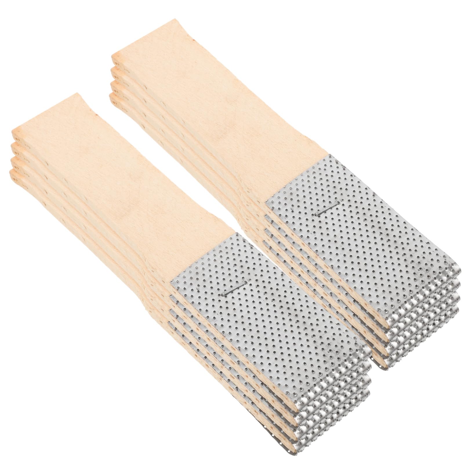 Mikinona Wooden Bike Tire Repair Tool 8pcs Tire Tube File for Bicycle Car Accessory Kit