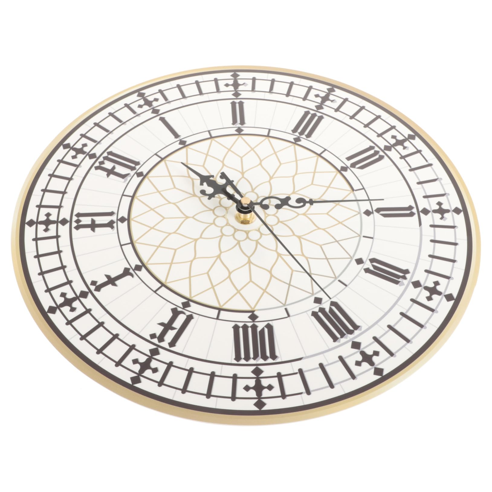 Horloge murale Big Ben 30 cm vintage en PU silencieuse pour salon