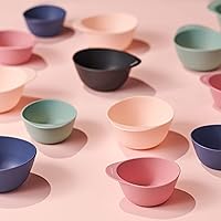 Vista 4 de Fromm Color Studio - Cuencos para mezclar color de cabello, tinte para el cabello, blanqueador y tratamientos con base de goma a prueba de derrames