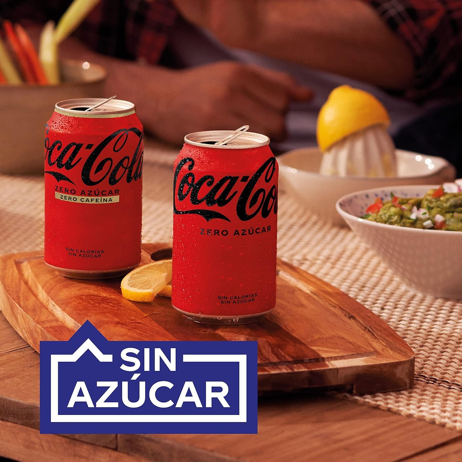 Coca-Cola Zero Azúcar - Refresco de cola sin azúcar, sin calorías - Pack 24 latas 330 ml + Ballantine's Finest Whisky Escocés de Mezcla, 1.5L