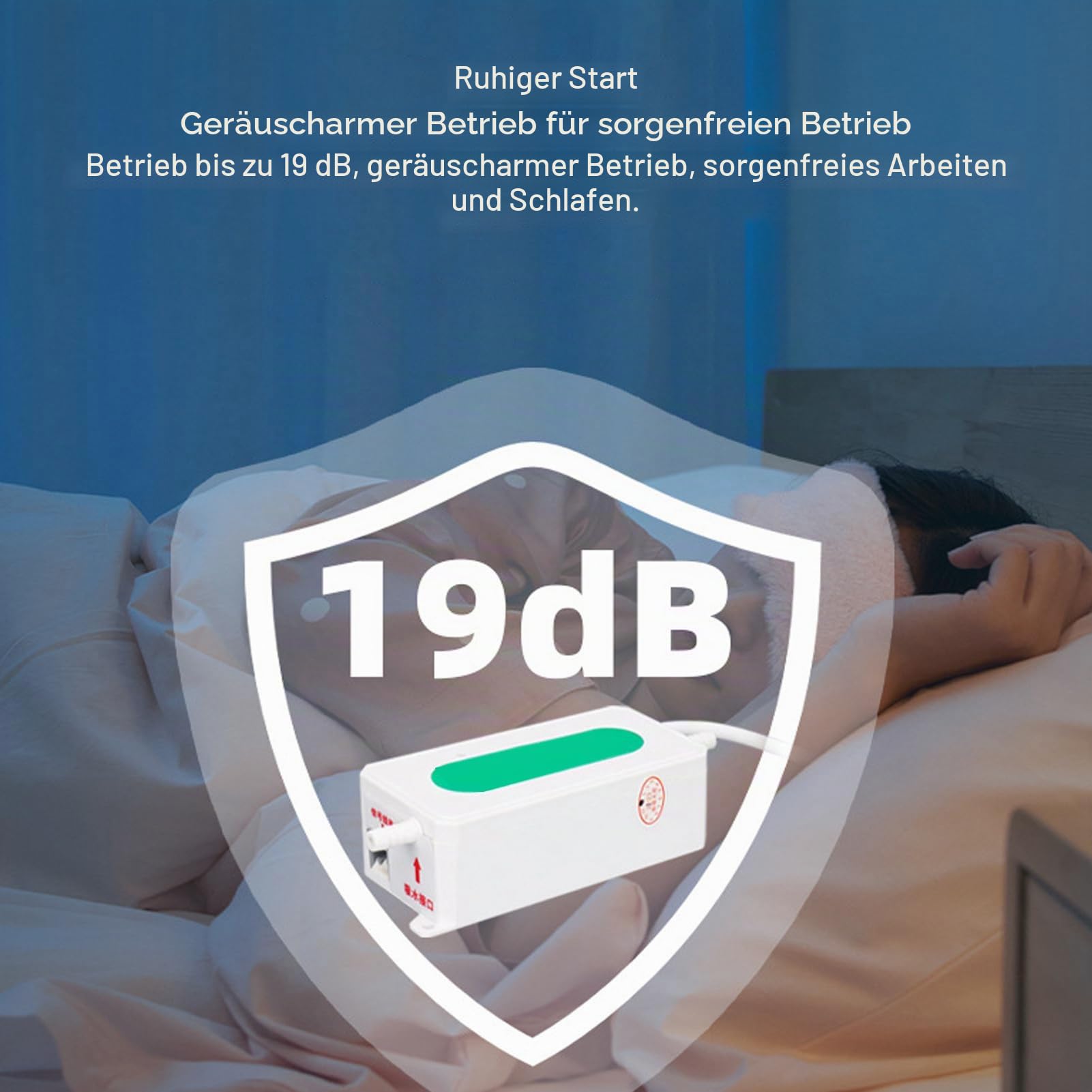 Automatische Mini-Split-Kondensatpumpe, AC110 Bis 230 V, 24 L/h, 70 Ml HVAC-Kondensatentfernungspumpe, für 10 KW 1–3 PS Klimaanlage, Ofen, Luftentfeuchter