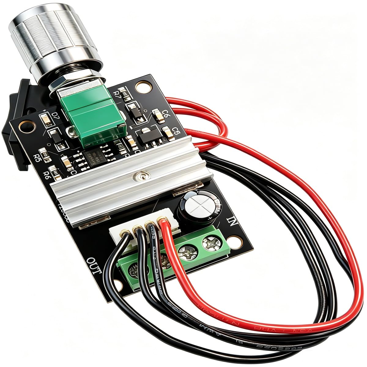 Gebildet 1pcs 6V-28V 3A 80W DC Velocità del motore Controller(PWM),DC Scheda di Controllo del Motore,Driver motore reversibile regolabile interruttore