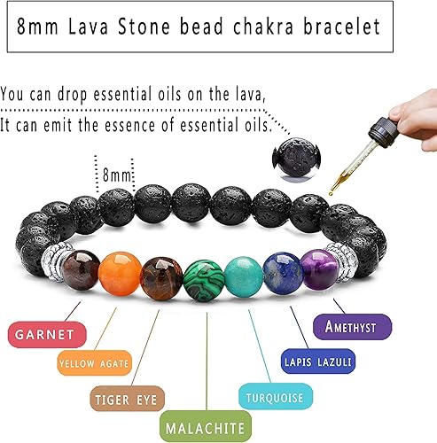 Miniatura 4 de Collar de cristal curativo de 7 chakras, árbol de la vida, envuelto en alambre con piedras de chakra de luna creciente y collares con colgante de