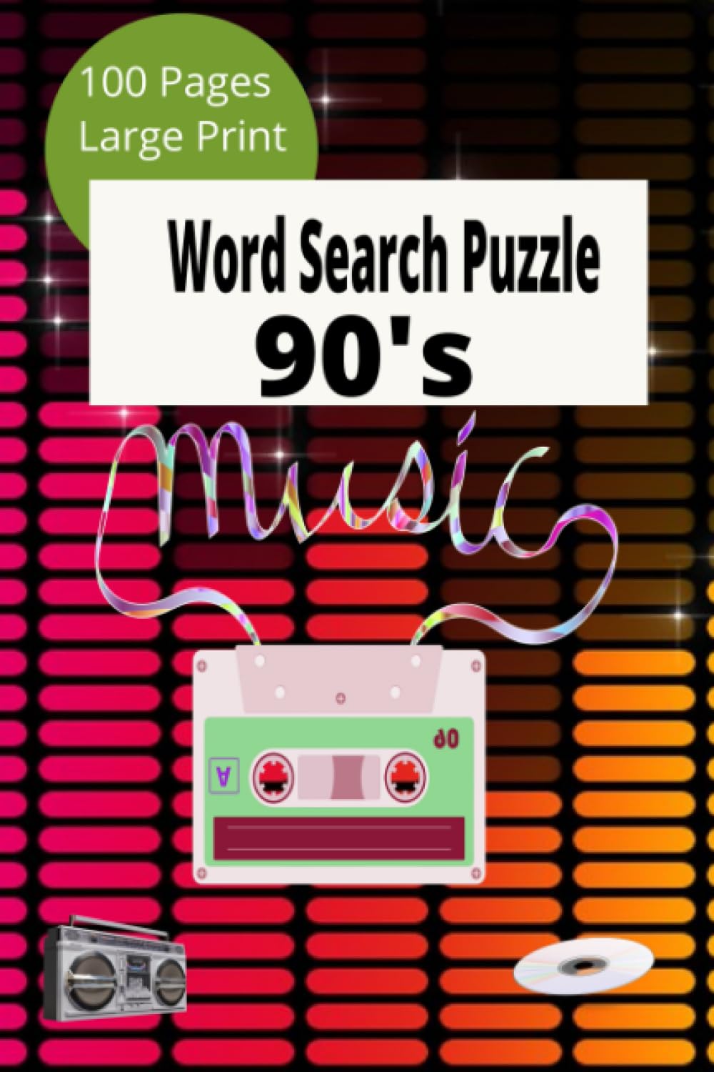 Word Search Puzzle 90's Music