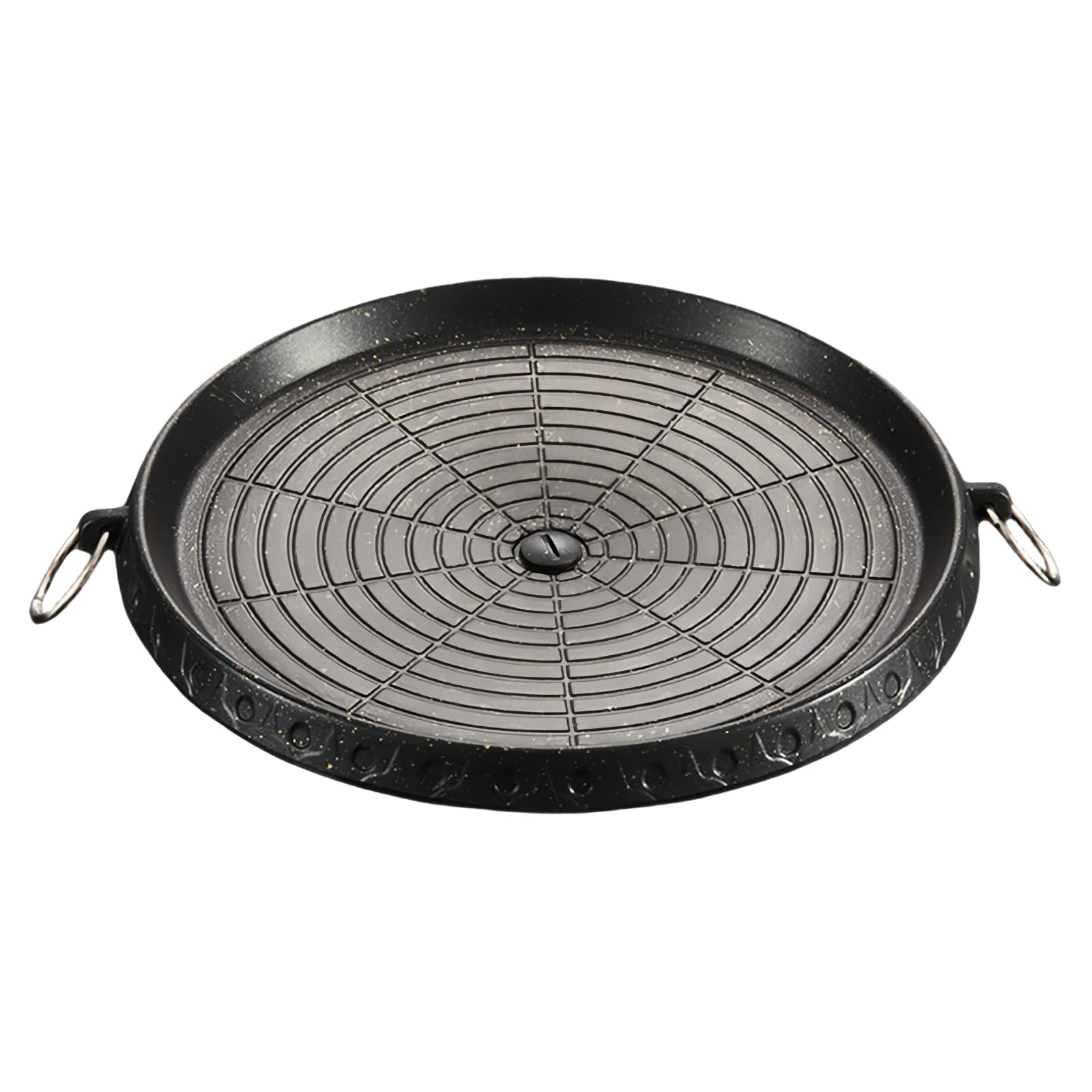 Korean BBQ-Grill,Grillaufsatz gaskocher camping,Antihaftbeschichtet Grillpfanne, Innen- und Außengrillpfanne,Grillplatte campingkocher
