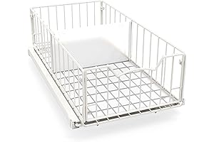 Simple Houseware Pull Out Under Cabinet Drawer Basket Organizer
