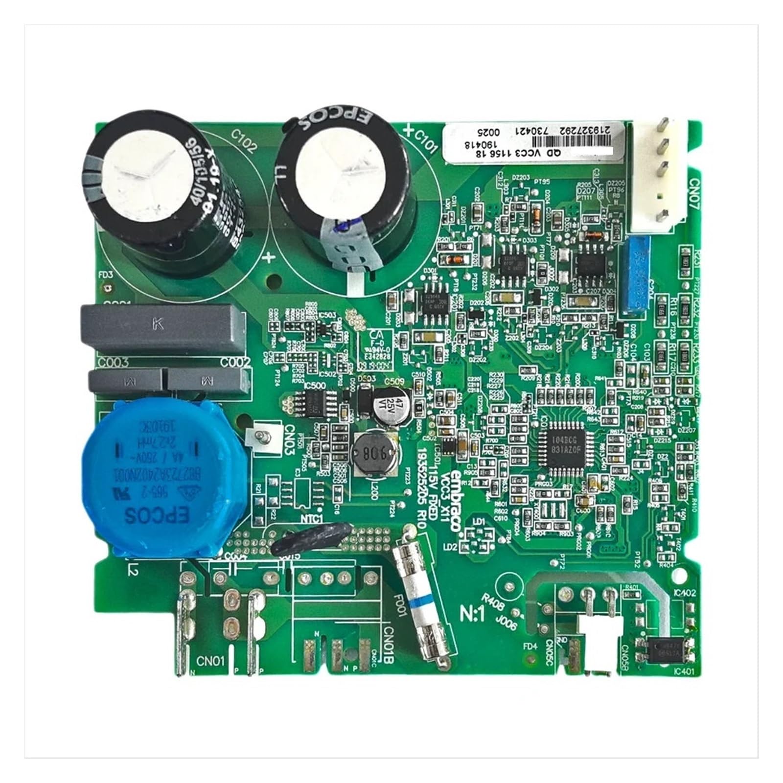 Genterun One Color Vcc3 1156 Vcc3 1156 18 Refrigerator Compressor Inverter Board 115V 127V Drive Board, Compatible For Embraco,