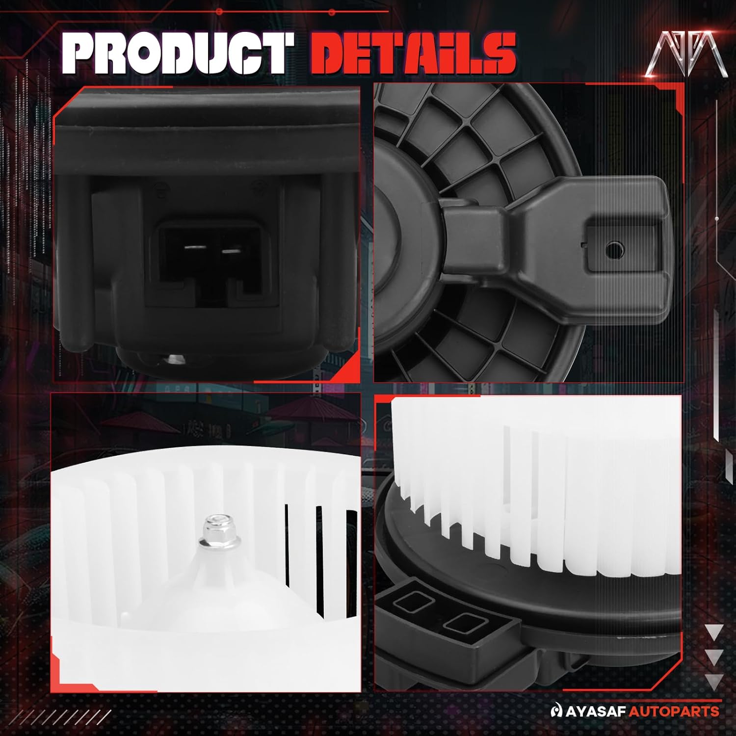 MAYASAF HVAC Blower Motor Assembly 700247 ONLY fit for Honda 2009 2010 2011 2012 2013 2014 Fit