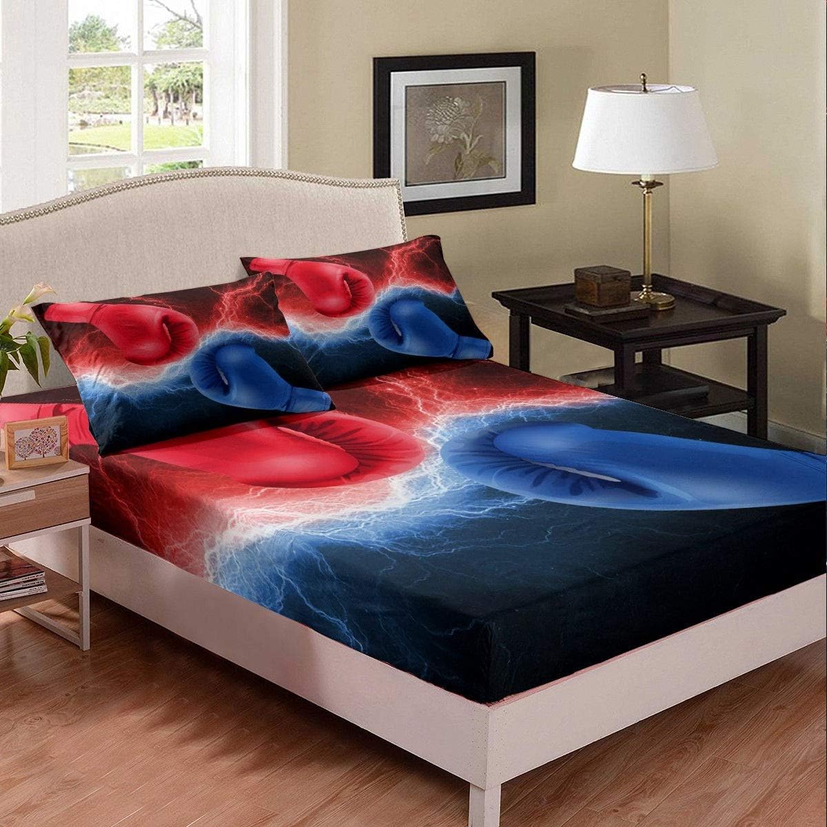 Cannabis Leaves Fitted Sheet, Black White Marijuana Weed Leaf Bedding Sets, Full Gothic Nature Plants Fitted Bed Sheets Stylish Simple Smoky Trippy Leaves Fitted Sheet,Not Including Flat Sheet