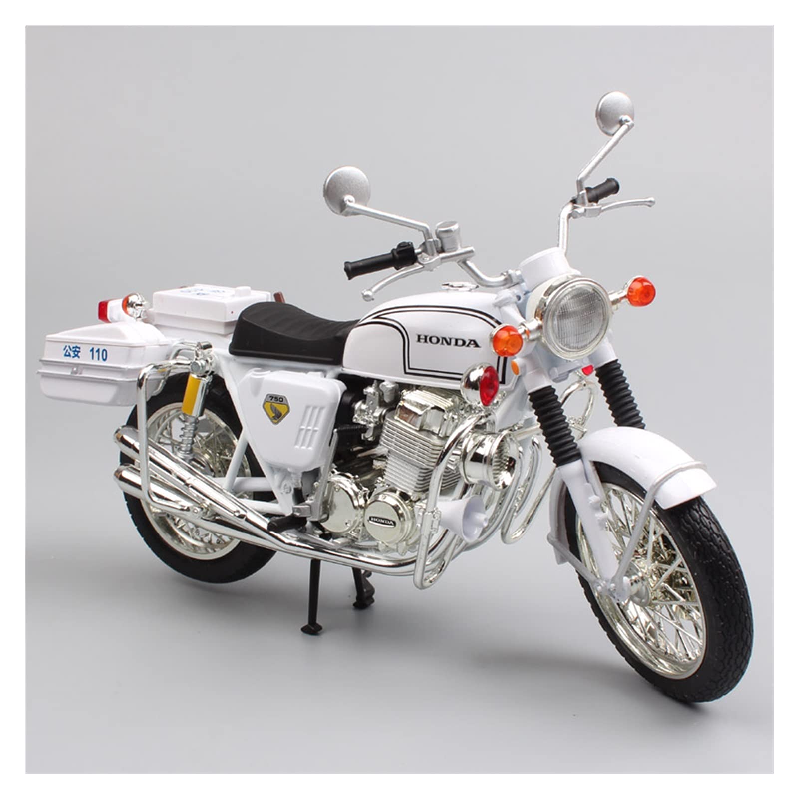 Boutique 1:12 for Miniature Classics Vintage HO┐NDA CB750 Four Dream Motorcycle Diecast Model Police