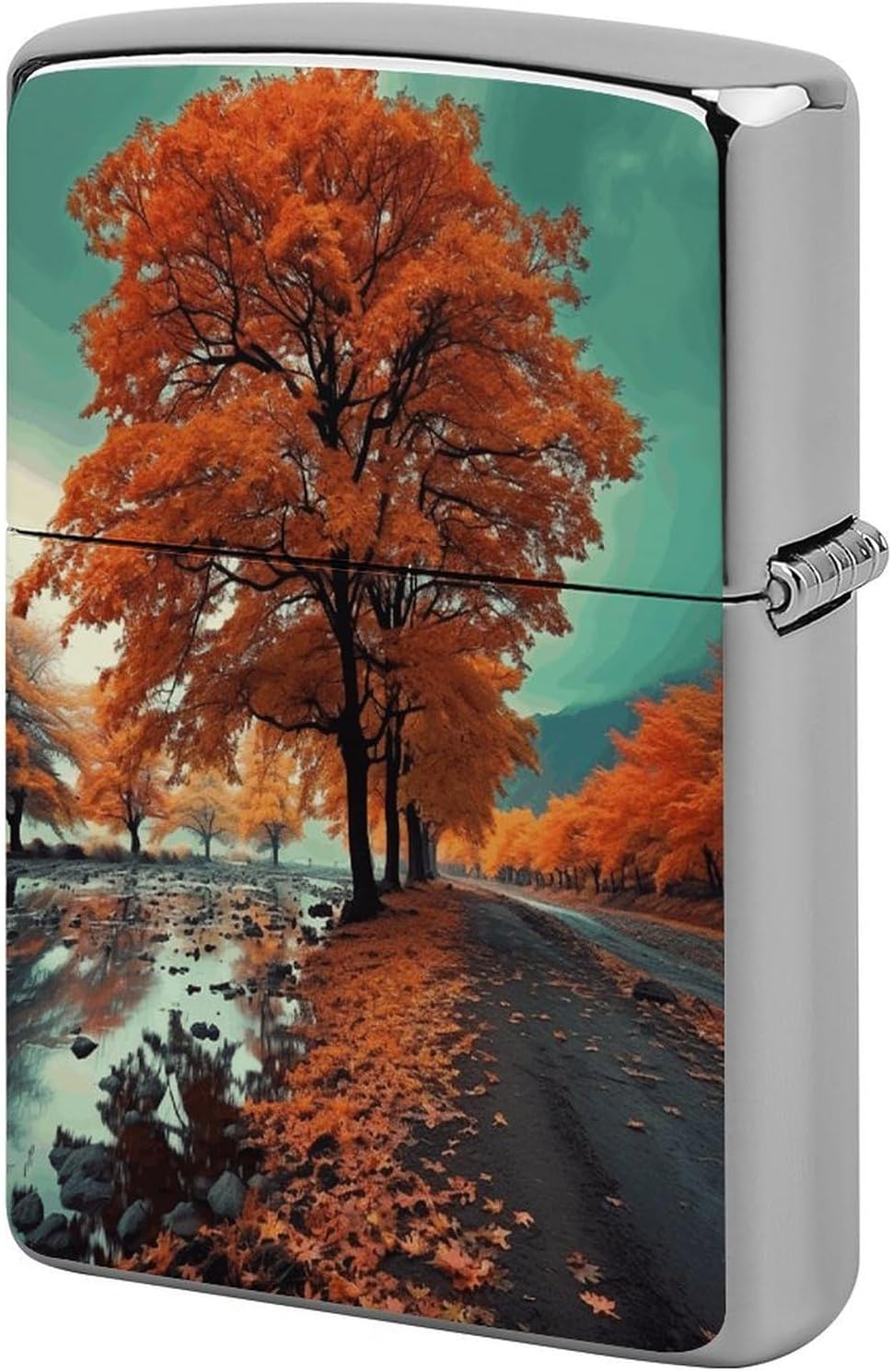 Maple Tree in Autumn Lighter Case Cover Holder Lighter Sleeve