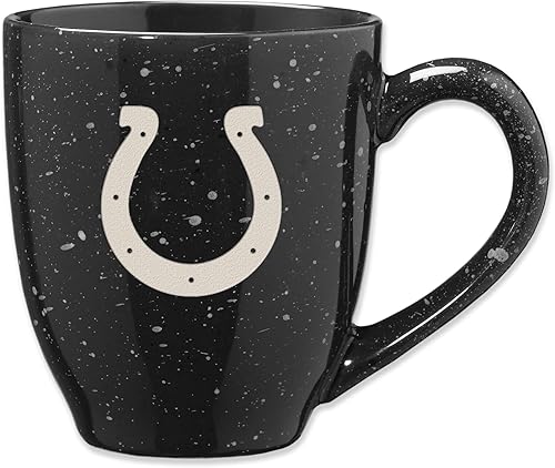 Miniatura 179 de Rico Industries, NFL Football - Taza de café de 16 oz de cerámica moteada, grabada con láser y de color de los equipos de fútbol americano de la NFL