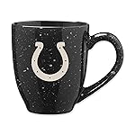 Rico Industries NFL Football Indianapolis Colts Alternate 16 oz Team Color Laser Engraved Speckled Ceramic Coffee Mug