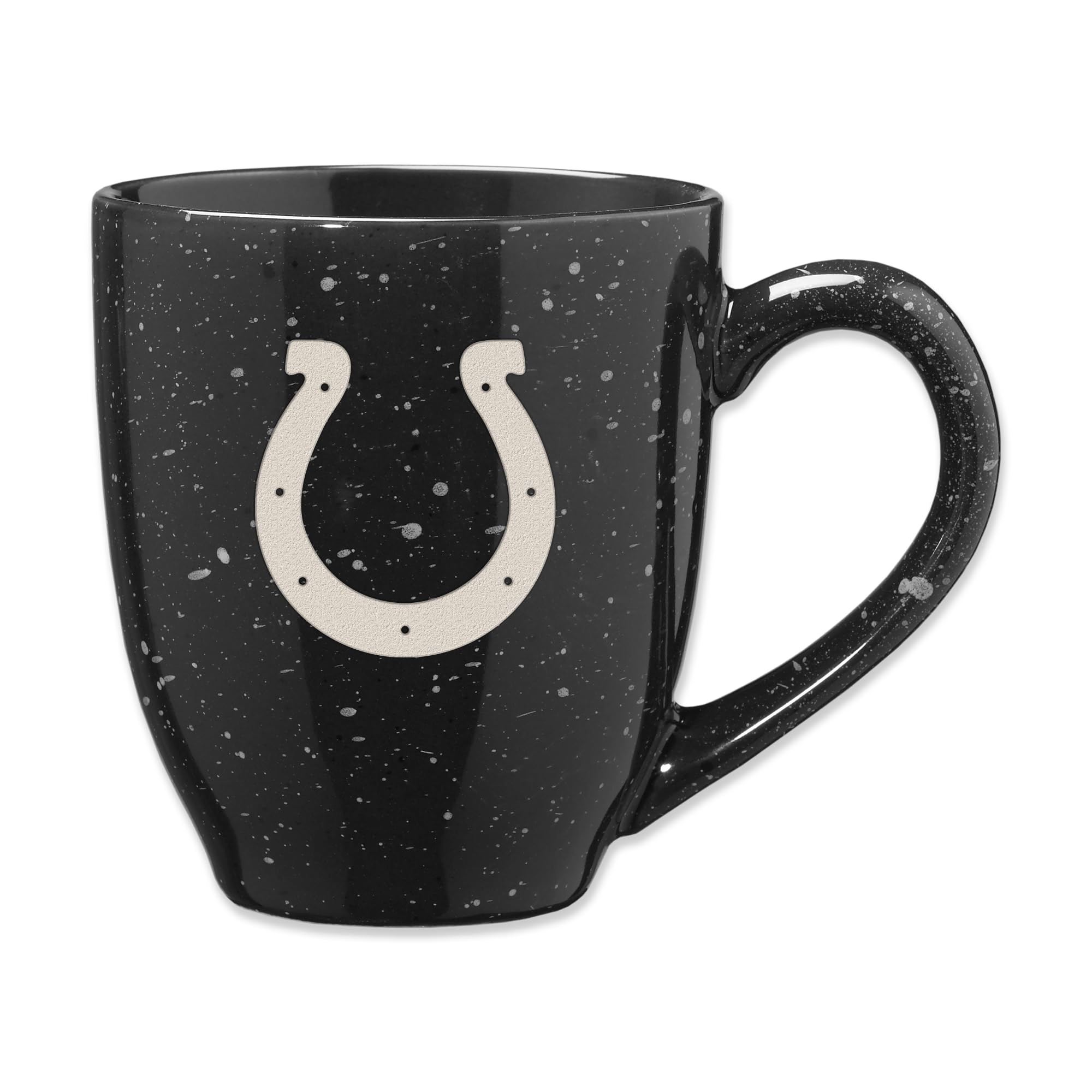 Rico Industries NFL Football 16 oz Team Color Laser Engraved Speckled Ceramic Coffee Mug