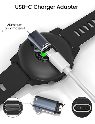 Miniatura 32 de Sinoacc Cargador USB C para Garmin Watch Cable de carga para Fenix 5 5S 5X Plus 6 6S 6X Pro 7 7S 7X, Forerunner 745 935 945 45S Music, Instinct