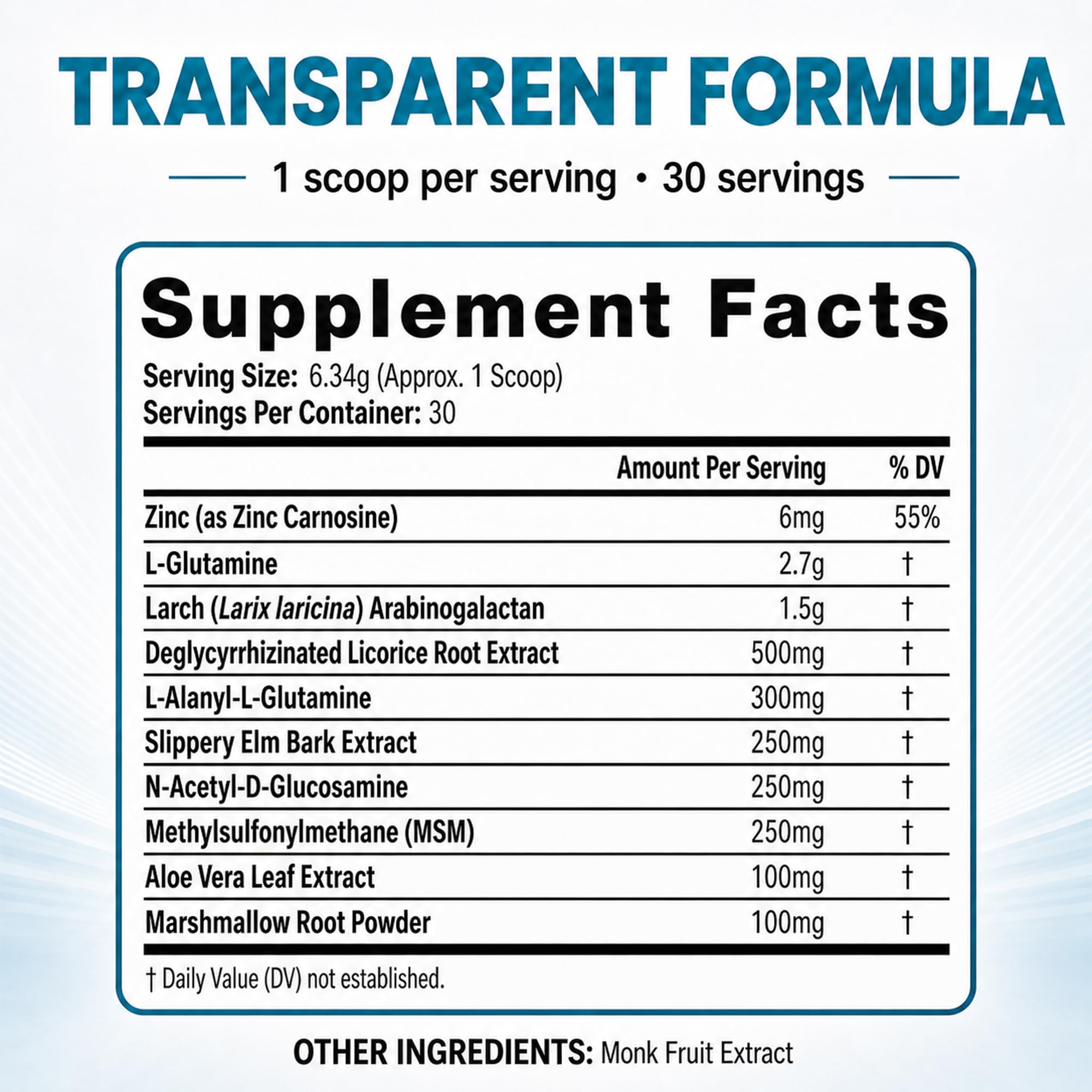 Balance ONE Zinc Carnosine and L-Glutamine Powder, Leaky Gut Repair Formula — Amazon image 8