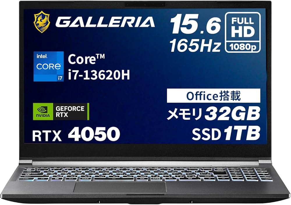 【美品/GPU搭載】GALLERIA ゲーミング  i7 32GB SSD1TB Amazon.co.jp: ガレリア ゲーミングノートPC 【 RTX 4050 / Core i7