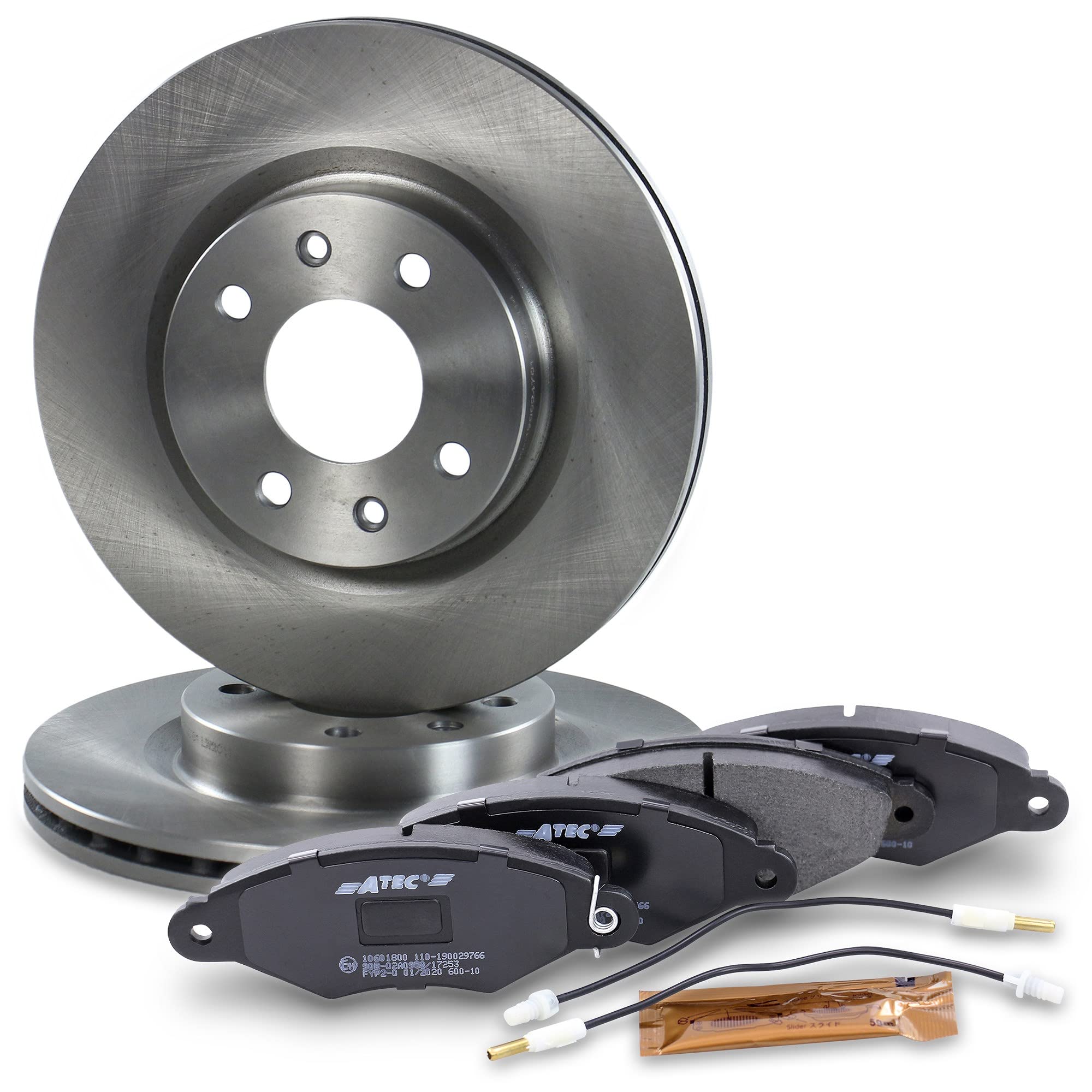 BESTPRICE Juego de frenos eje delantero incl. discos de freno ventilados Ø 259 mm + pastillas de freno delanteras, compatible con RENAULT KANGOO (KC0/1_), KANGOO Express (FC0/1_)