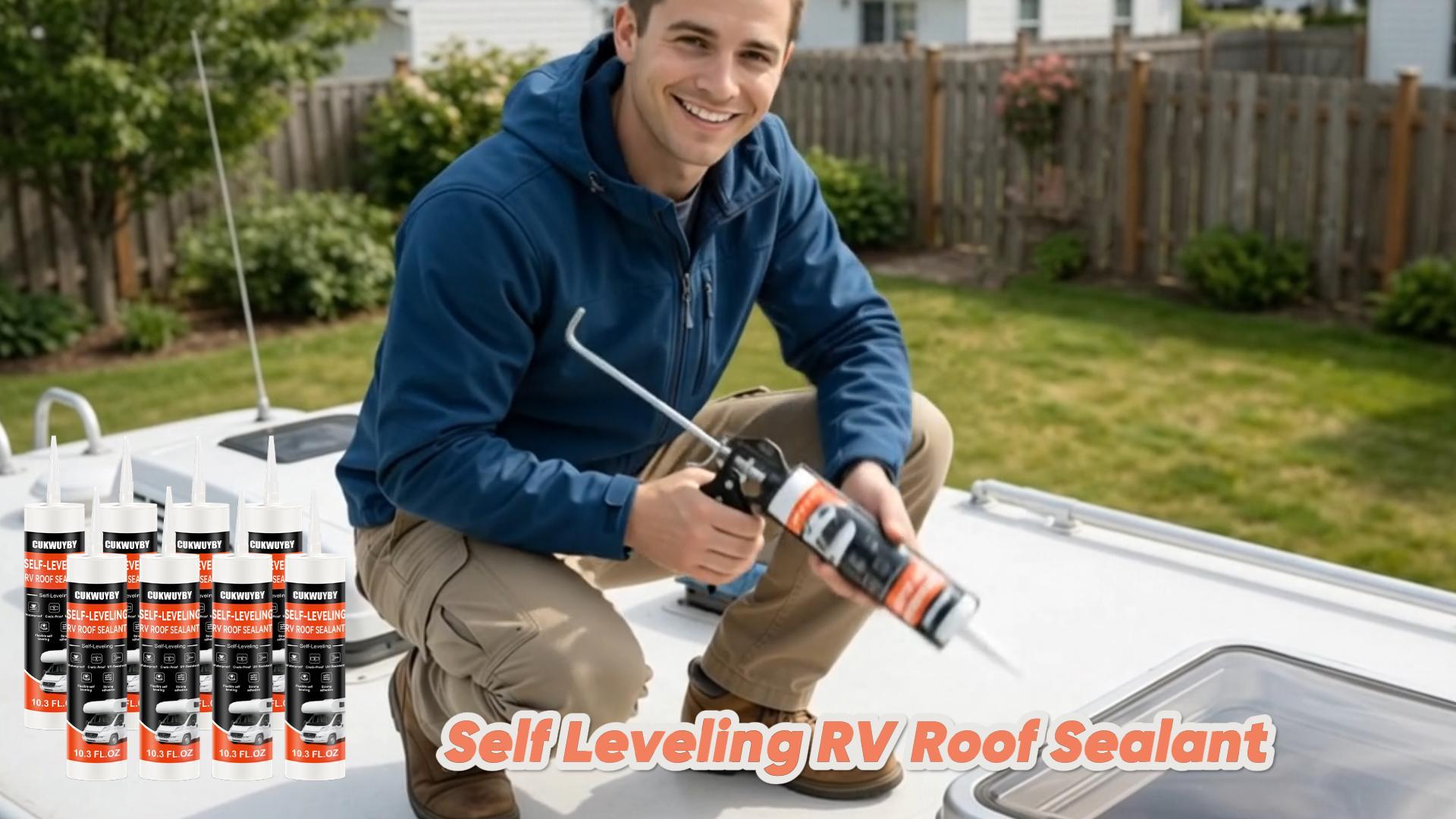 Image of 8 Pack RV Roof Sealant 30 Seconds Self Leveling RV Sealant