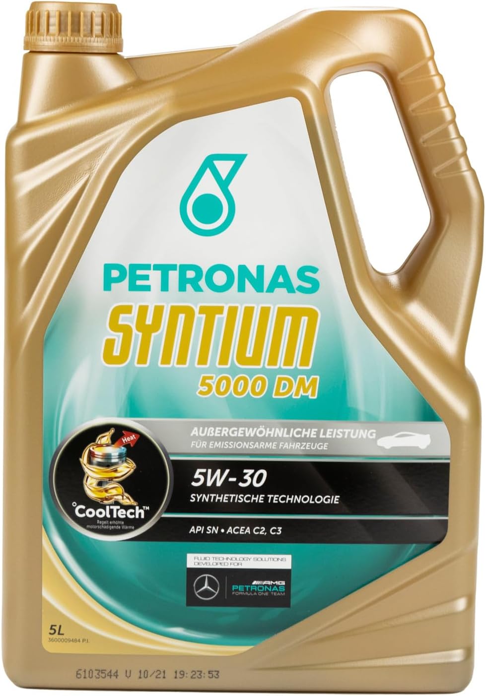Petronas ENGINE OIL SYNTIUM 5000 DM 5W30 5 Liters