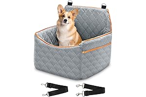 Comfy & Secure: Car Seat for Medium Dogs up to 30 Pounds