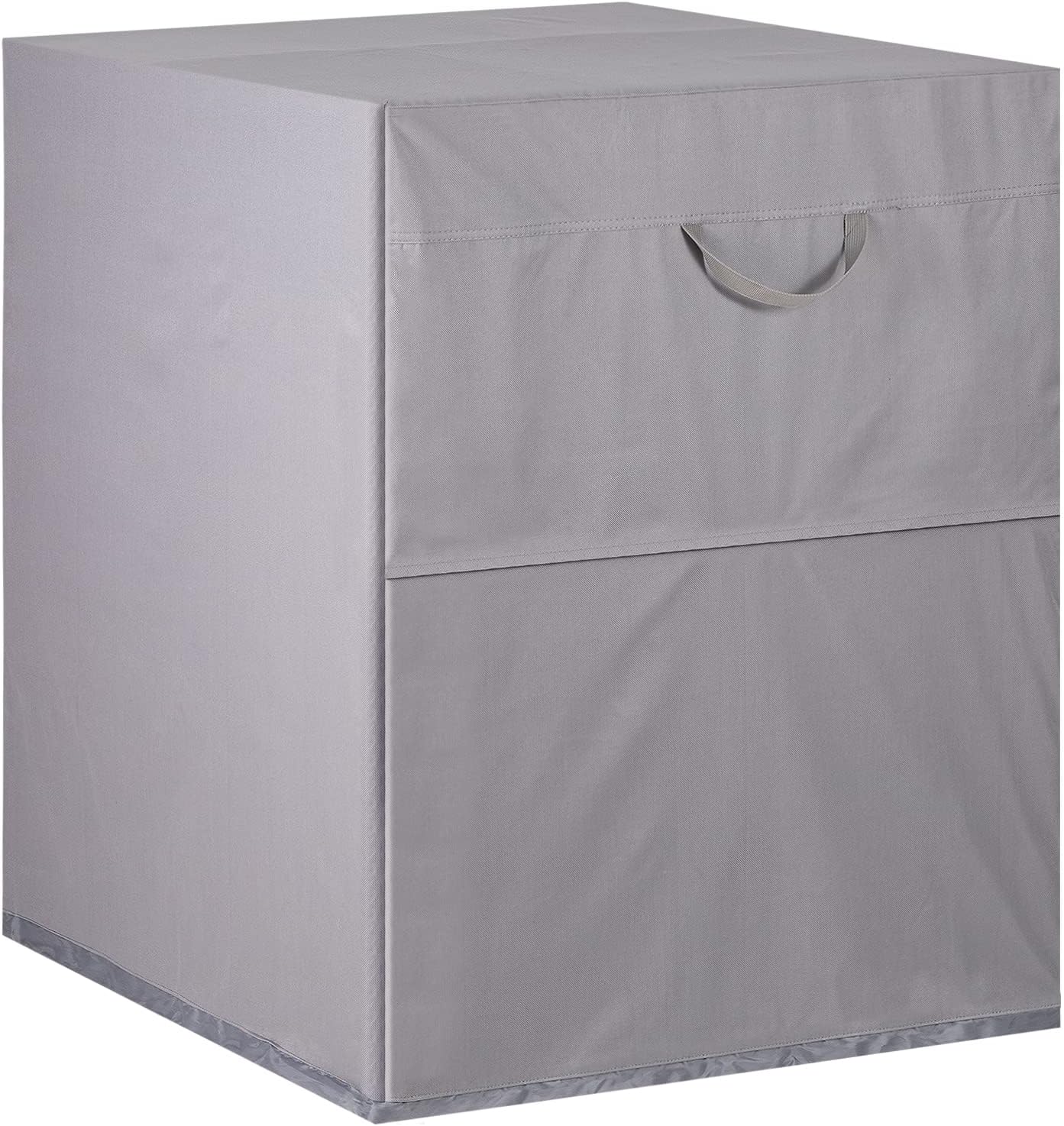 Sunolga Air Conditioner Covers for Outside Units, 600D Oxford Fabric AC Units Cover Outdoor, Fits Square Air Conditioners up to 24 x 24 x 22 inches