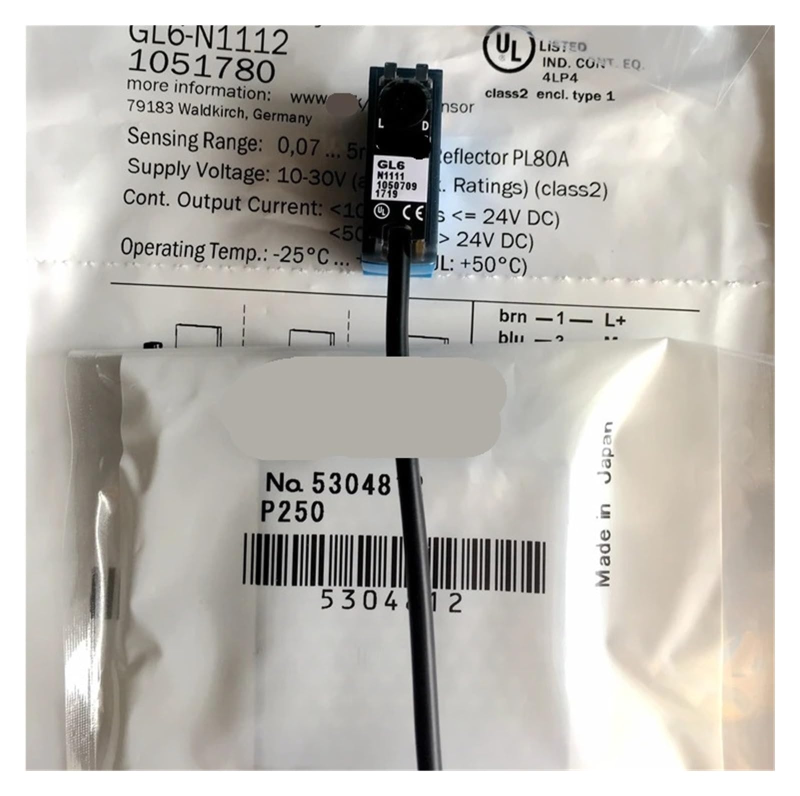 CXFCIHFT GL6-N1112 GL6-N1111 GL6-P1111 GL6-P1112 Photoelectric Sensor(GL6-N1111)