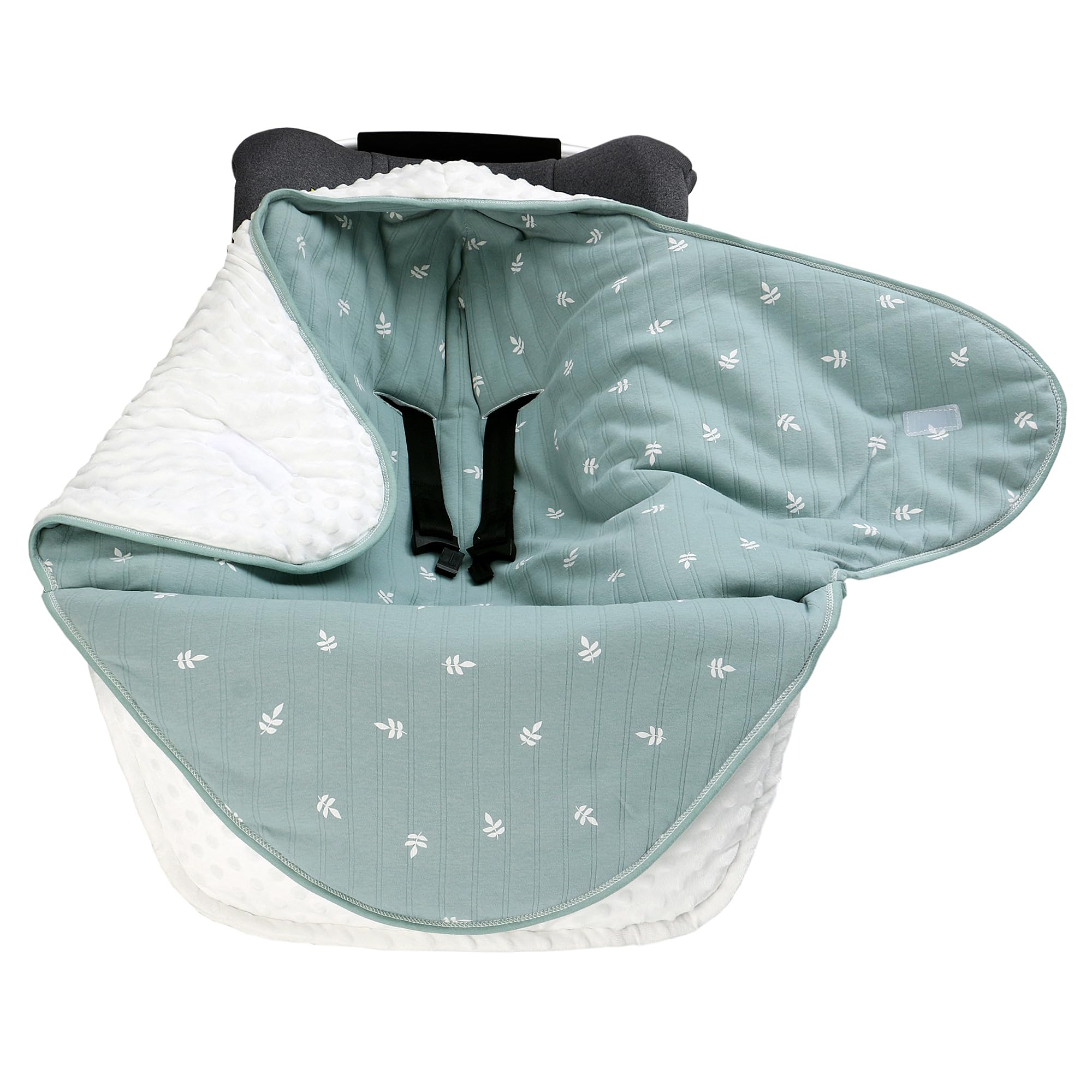 amo nenes Einschlagdecke Babyschale Winter Baby Baumwolle Decke Universal Kuscheldecke für Kinderwagen Autositz Warm Wickeldecke Babygeschenk für Jungen Mädchen 0-12M