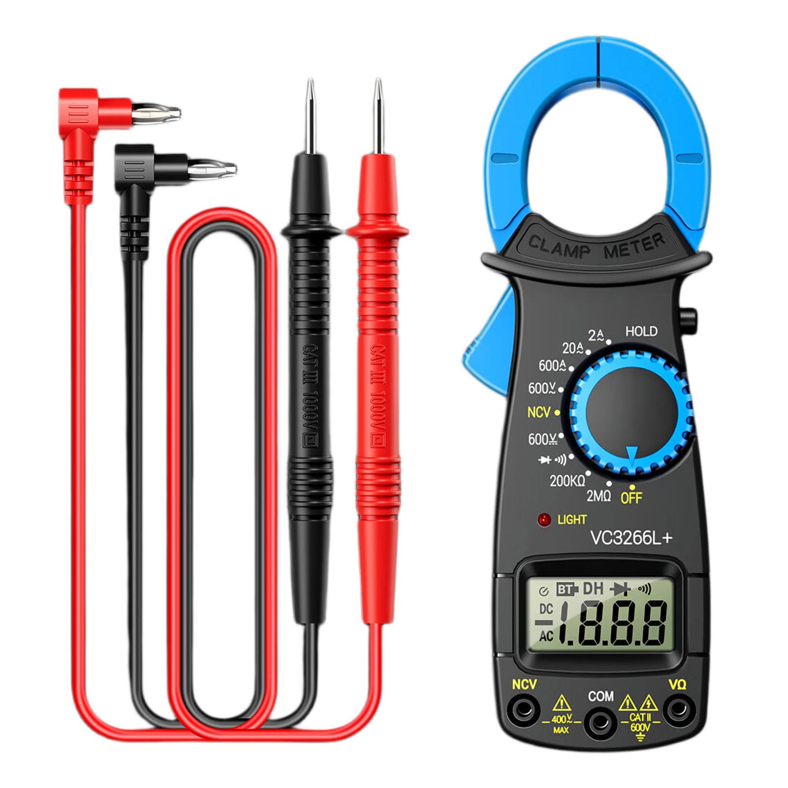Clamp Meter 1999 Counts Multimeter Current Resistance Capacitance Current Tester Voltages Detector