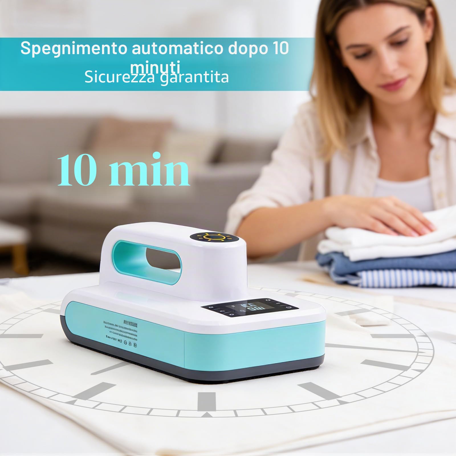 Pressa a Caldo per Magliette, Termopressa DIY Portatile, Facile da Stirare, Riscaldamento Rapido, Macchina Stampante per Vestiti, Borse, T-Shirt Stampante Trasferimento Termico