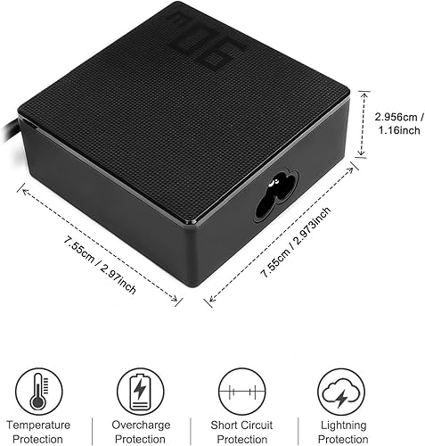 Miniatura 3 de Cargador de 90 W compatible con cable de alimentación Asus Monitor Rog Strix PG279Q PG279 PG279QZ XG27UQ PG259QN TUF Gaming VG27AQ VG32VQR VG35VQ