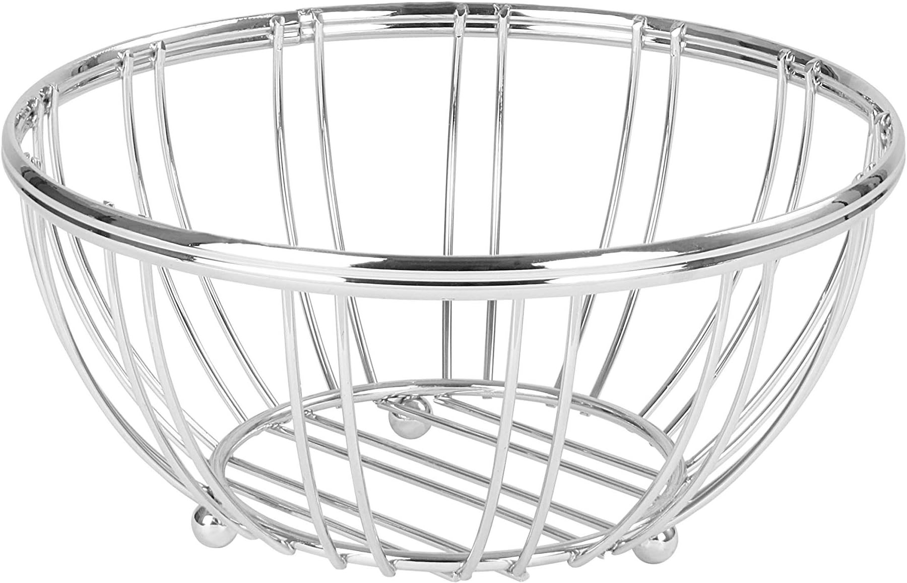 Spectrum Diversified Contempo Small Fruit Bowl, Chrome