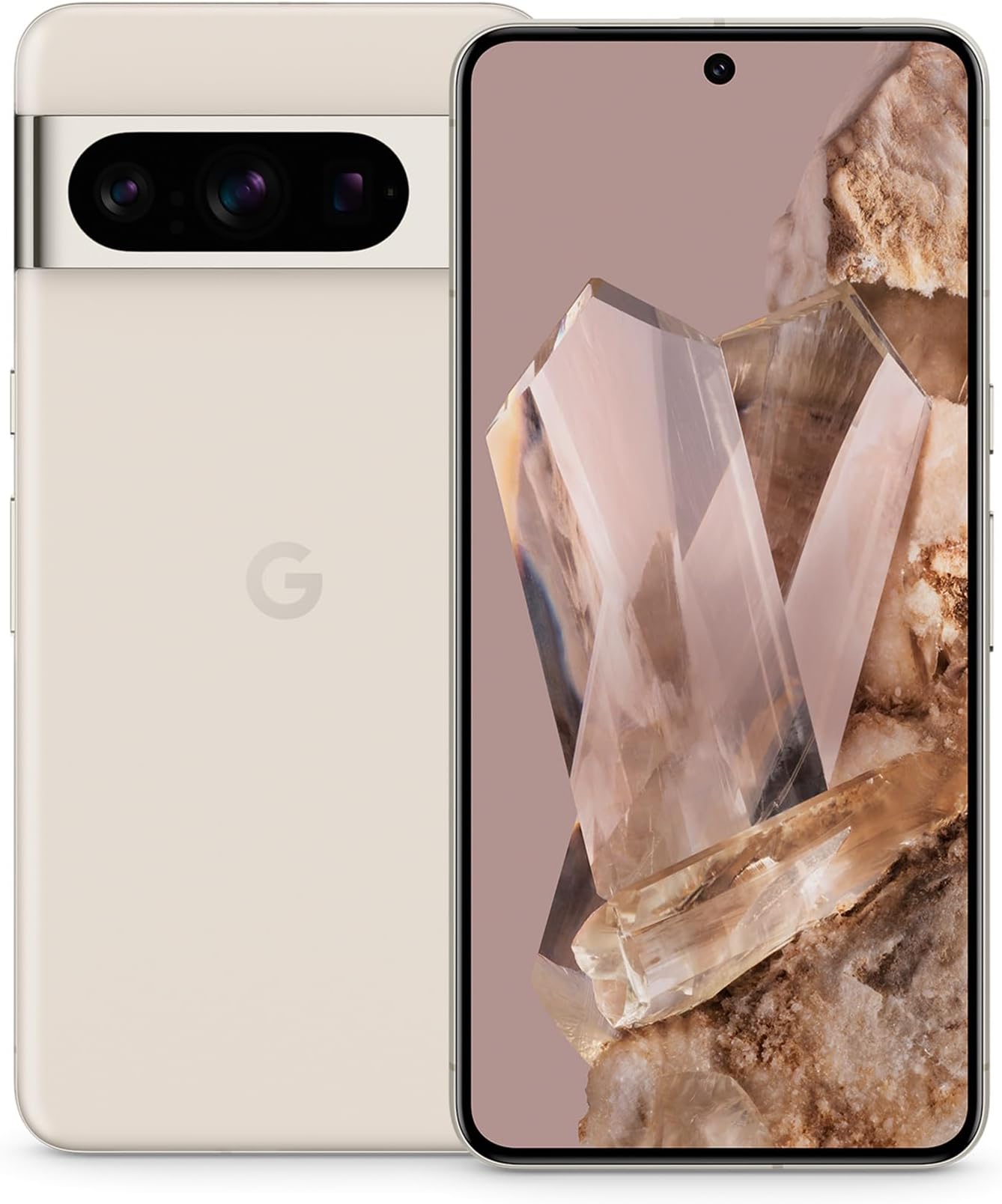Google Pixel 8 Pro – Unlocked Android Smartphone with telephoto lens, 24-hour battery and Super Actua display – Porcelain, 128GB