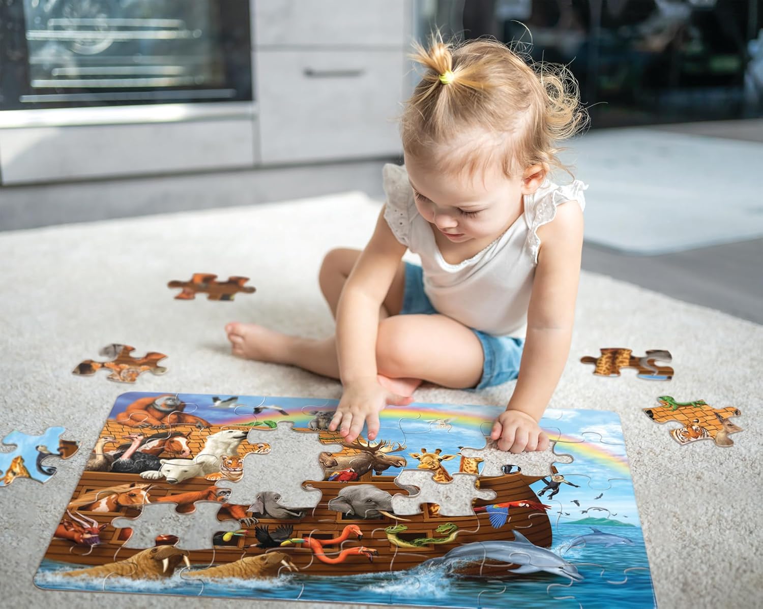 Cobble Hill Kids 35 Piece Floor Puzzle - Noah's Ark - for Ages 3 and up