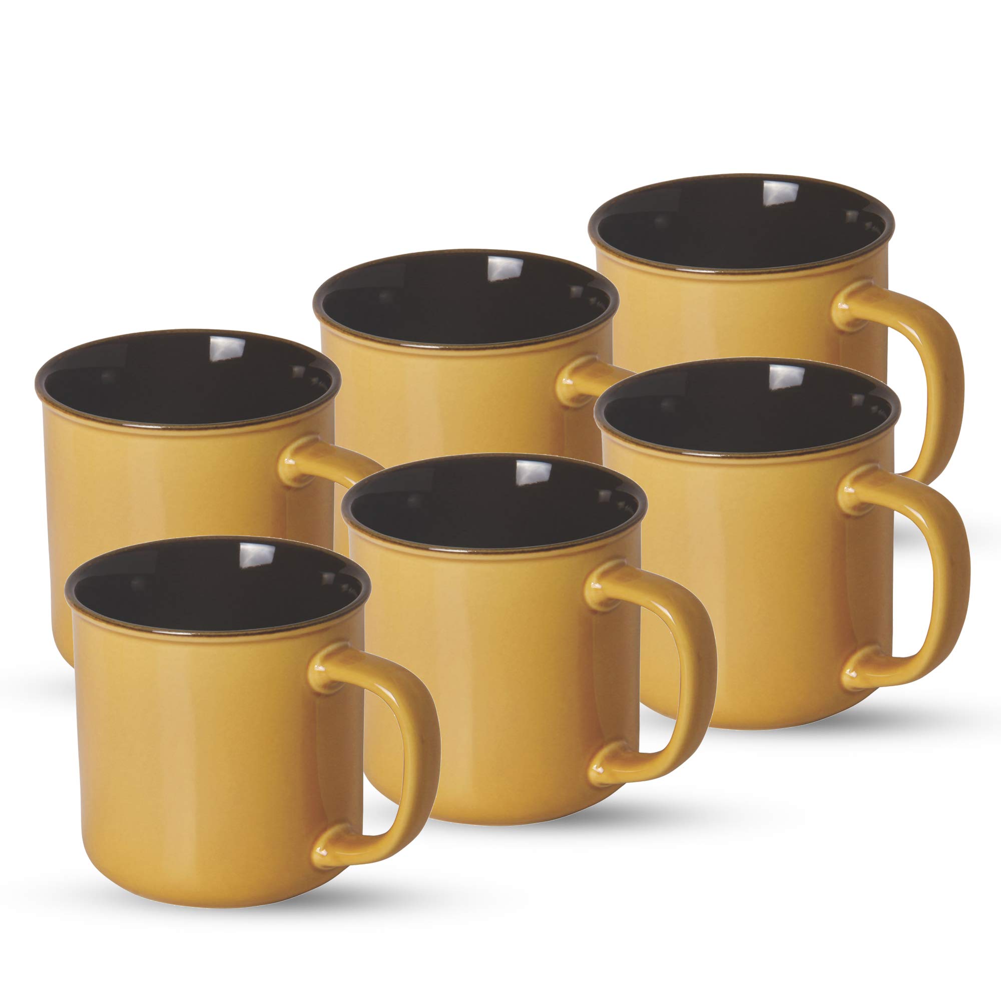 Treo by Milton Glare Mug, 240 ml, Set of 6, Brown (B085659BP5) Amazon Price History, Amazon Price Tracker