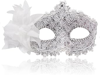 Masquerade Mask for Women Venetian Masks Christmas Women Flower Half-face Masks Eye mask Cosplay Lace mask