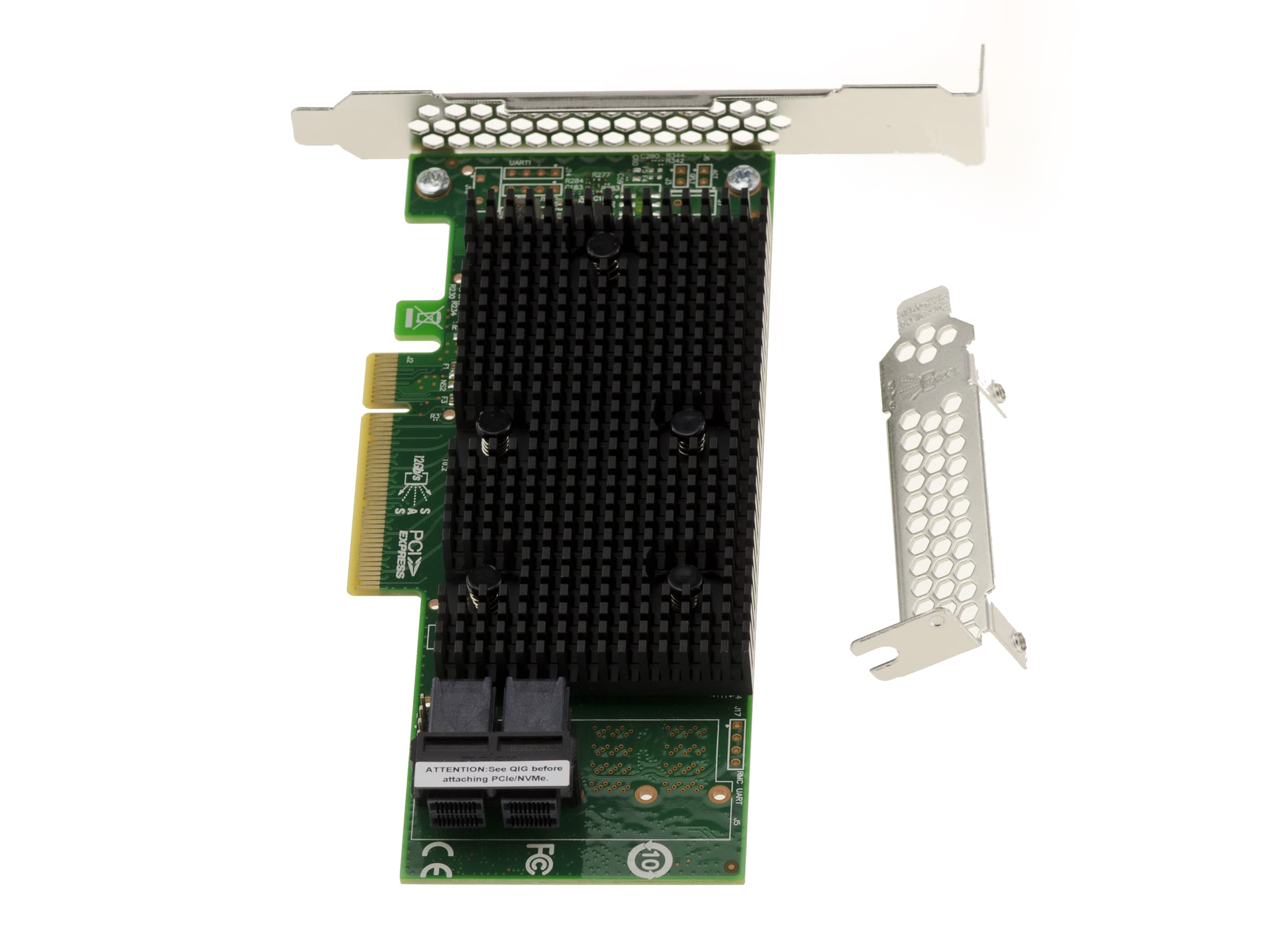 KALEA-INFORMATIQUE Tarjeta controladora PCIe 3.1 SAS + SATA + NVMe 12GB con 8 Puertos internos. Modelo OEM 9400-8i