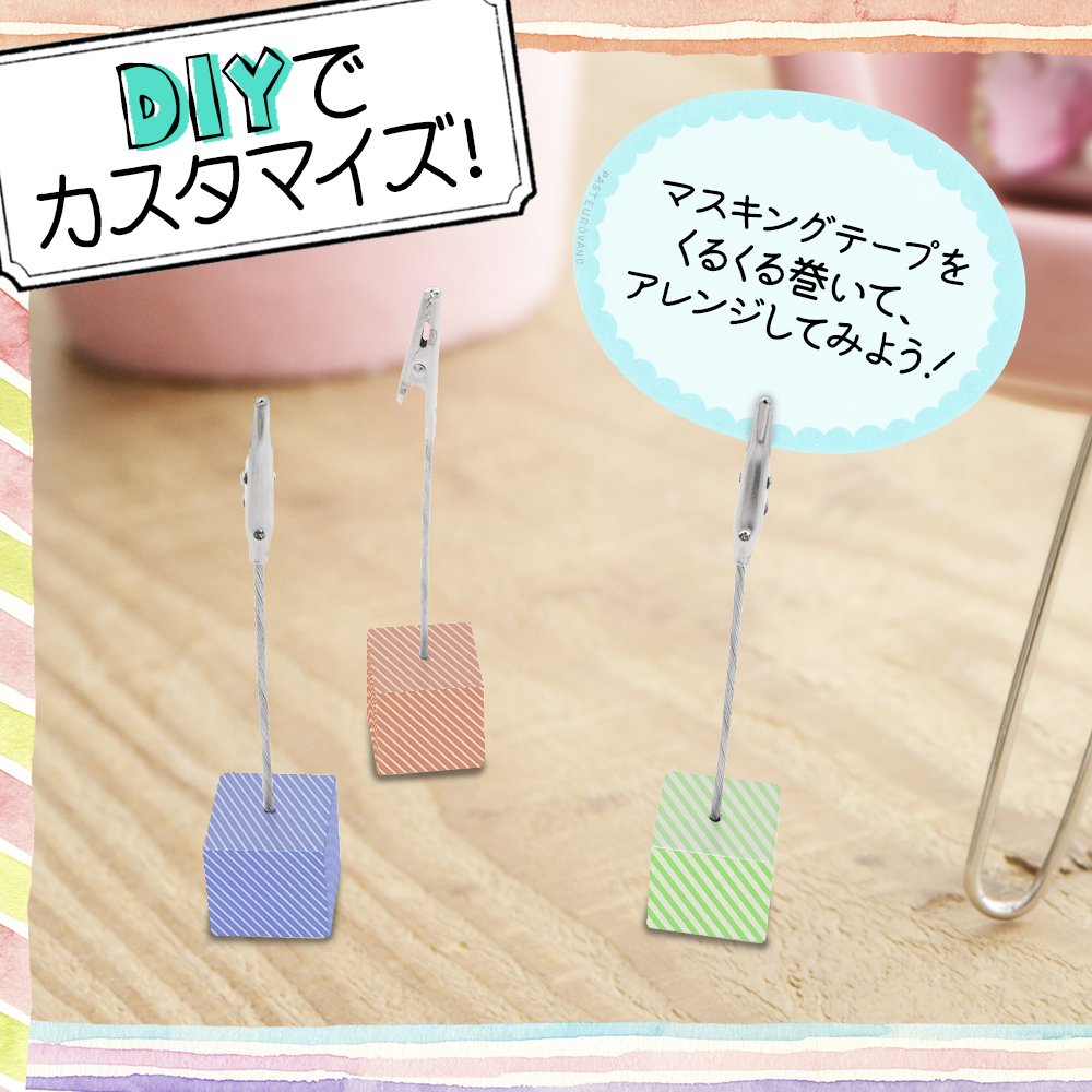 Amazon | (SOWAKA) メモ クリップ カード ホルダー 卓上 スタンド 10個