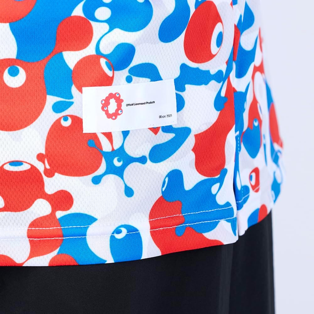 大阪・関西万博】EXPO2025デザインシステム総柄ポロシャツ　ミャクミャク Amazon | MIZUNO(ミズノ) 大阪・関西万博 EXPO2025デザイン