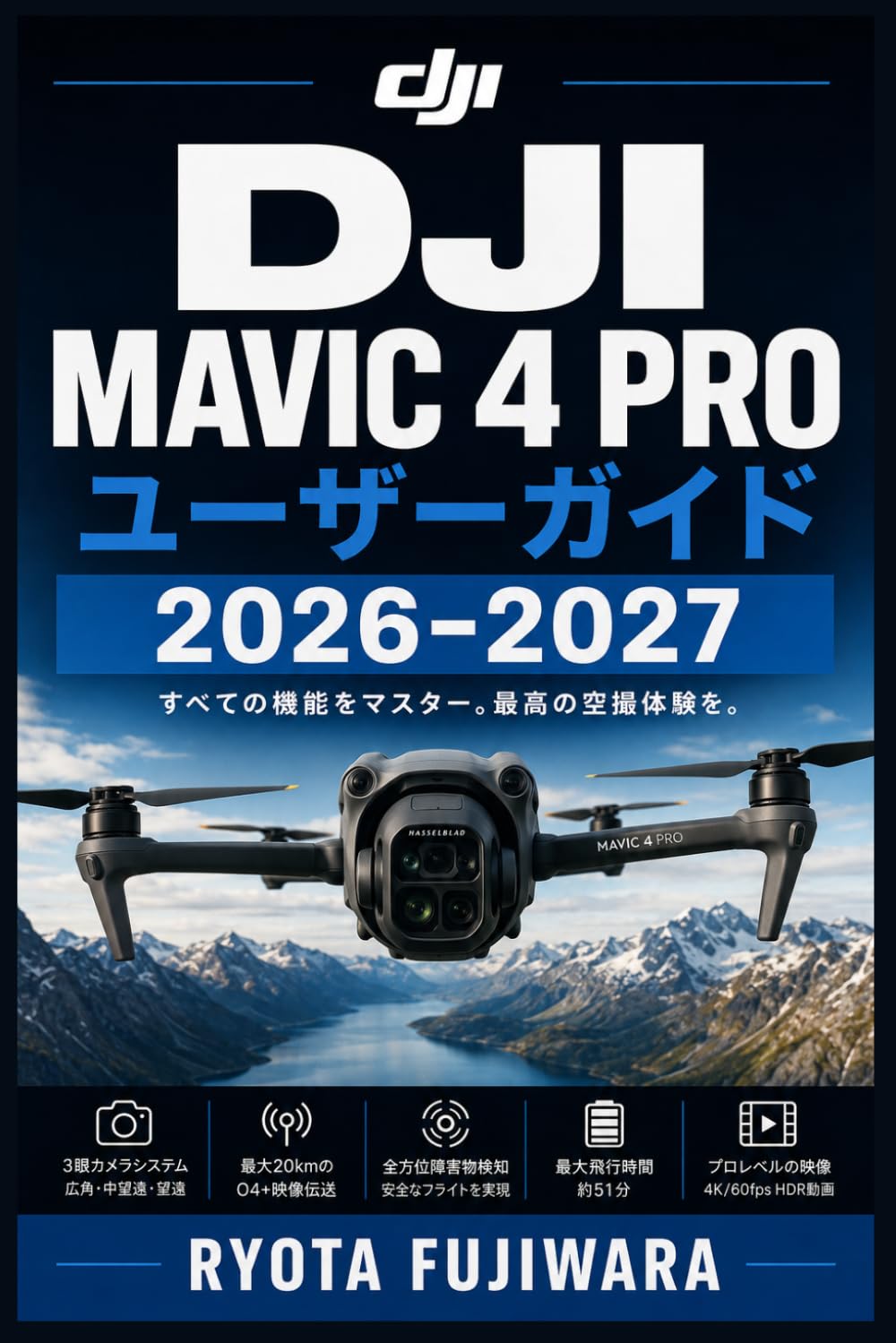 DJI Mavic 4 Pro ユーザーガイド 2026–2027: 初心者から上級者まで 空撮・設定・操作・メンテナンス完全マスター