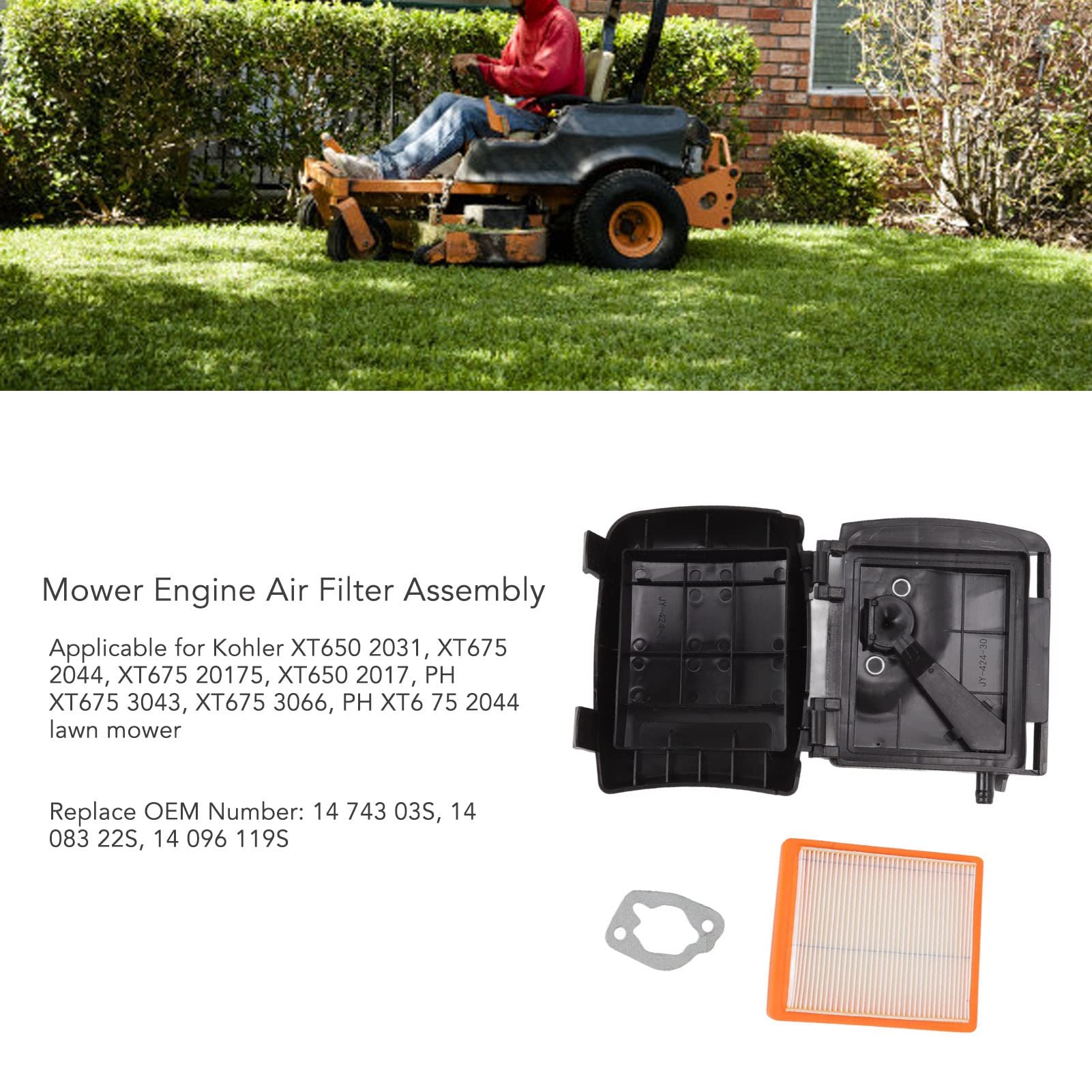 Couvercle De Filtre à Air Pour Modèles De Tondeuse à Gazon